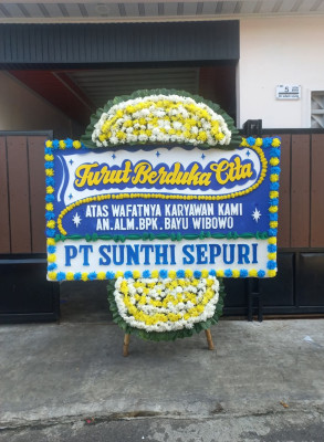 Papan Bunga Duka di Teluknaga