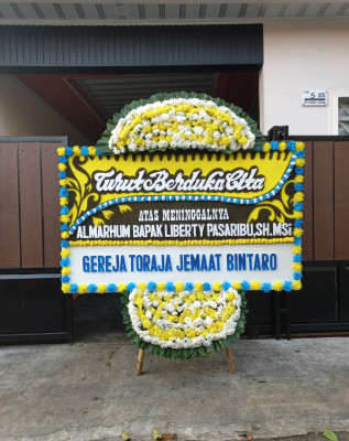 Papan Bunga Duka di Teluknaga
